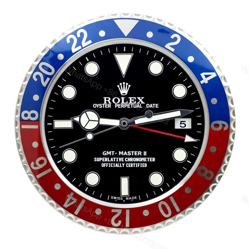 View 2 of ROLEX WALL CLOCK – GMT MASTER II ‘PEPSI’ EDITION