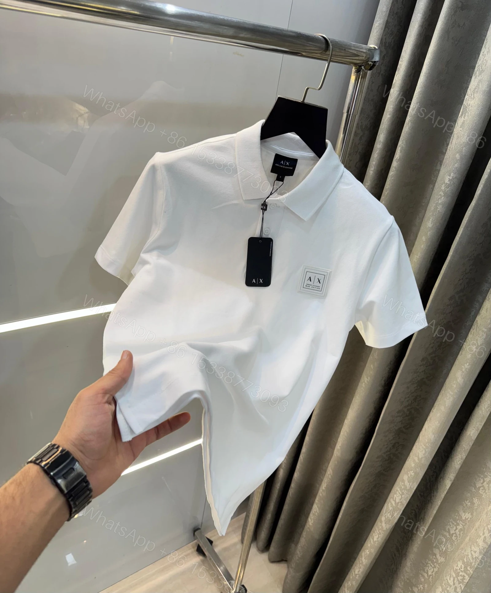 View 2 of FIRST COPY Armani Exchange Imported Polo T-Shirts