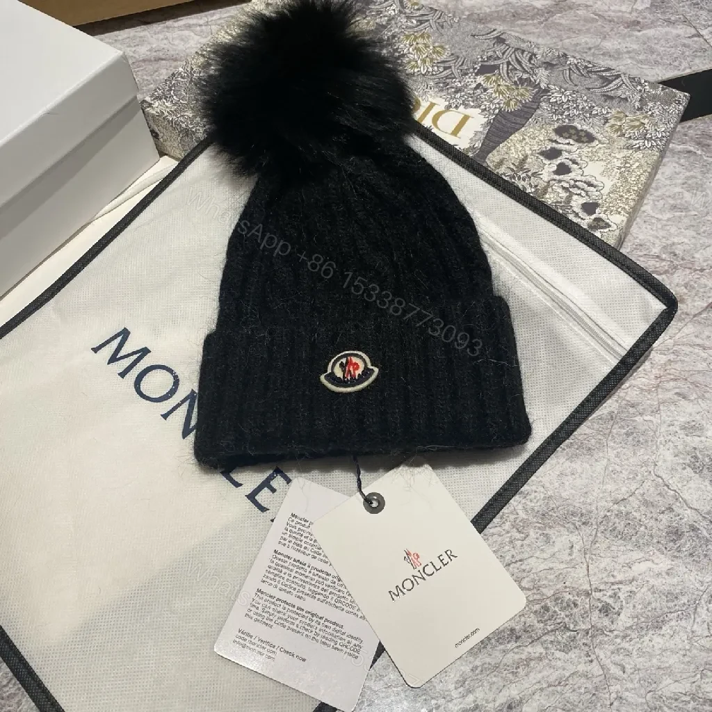 View 5 of Cozy Knit Beanie with Pom-Pom Accent — Everyday Luxury Warmth