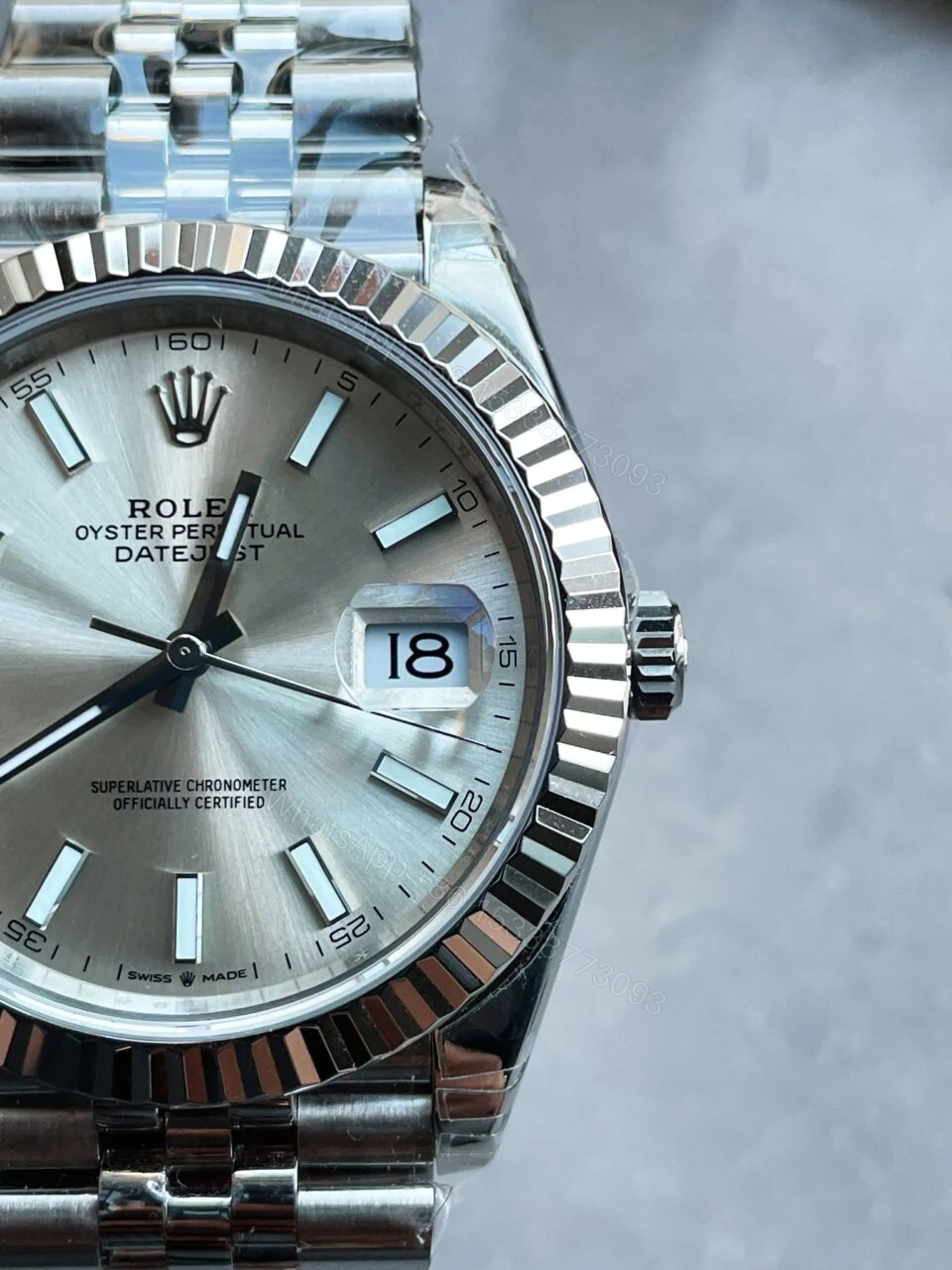 View 8 of VS Factory 1:1 Rolex DateJust 41 SS Best Edition 904L Steel Silver Dial
