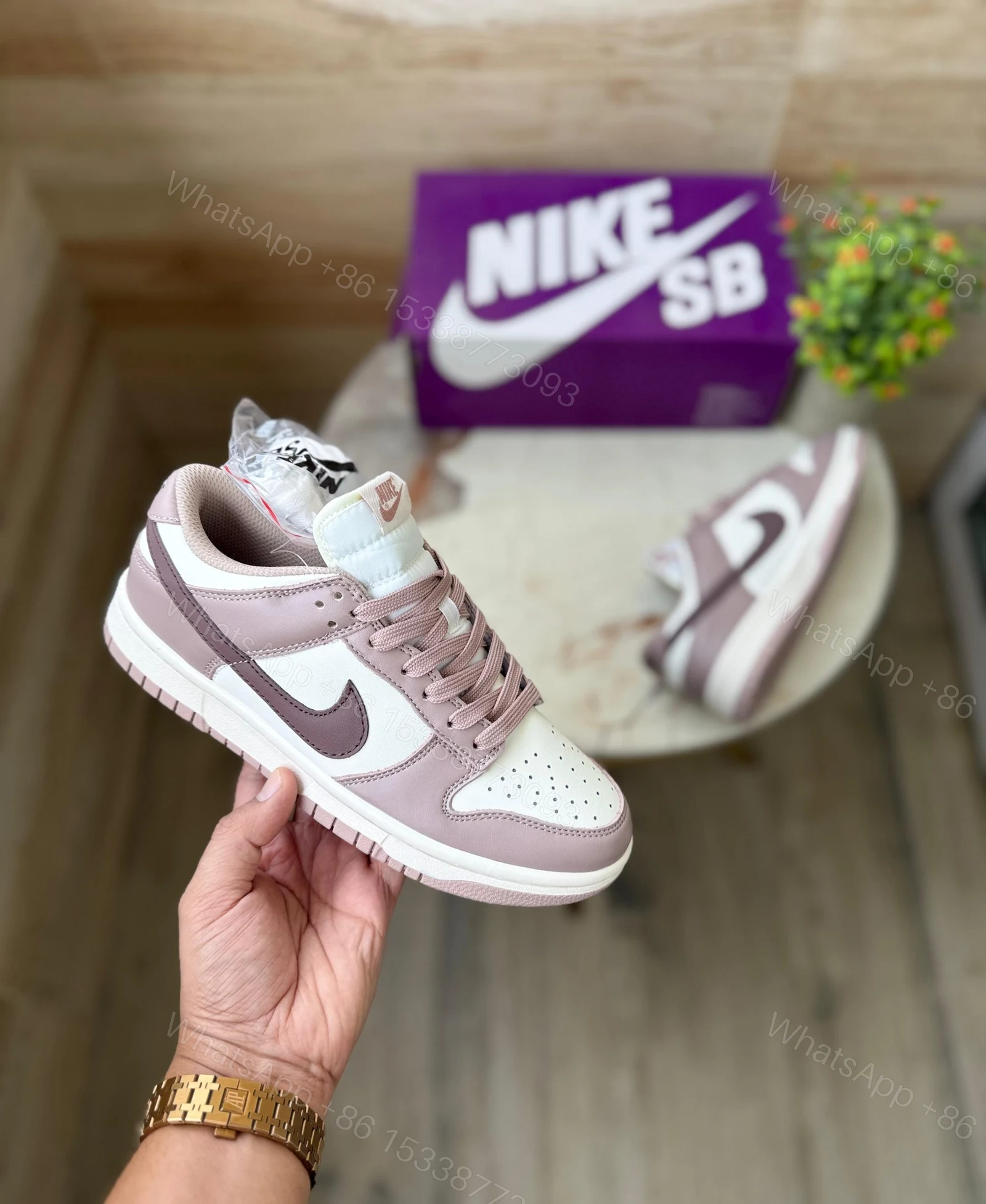 NIKE SB DUNK DIFFUSED TAUPE FIRST COPY SHOE FOR MEN — view 1