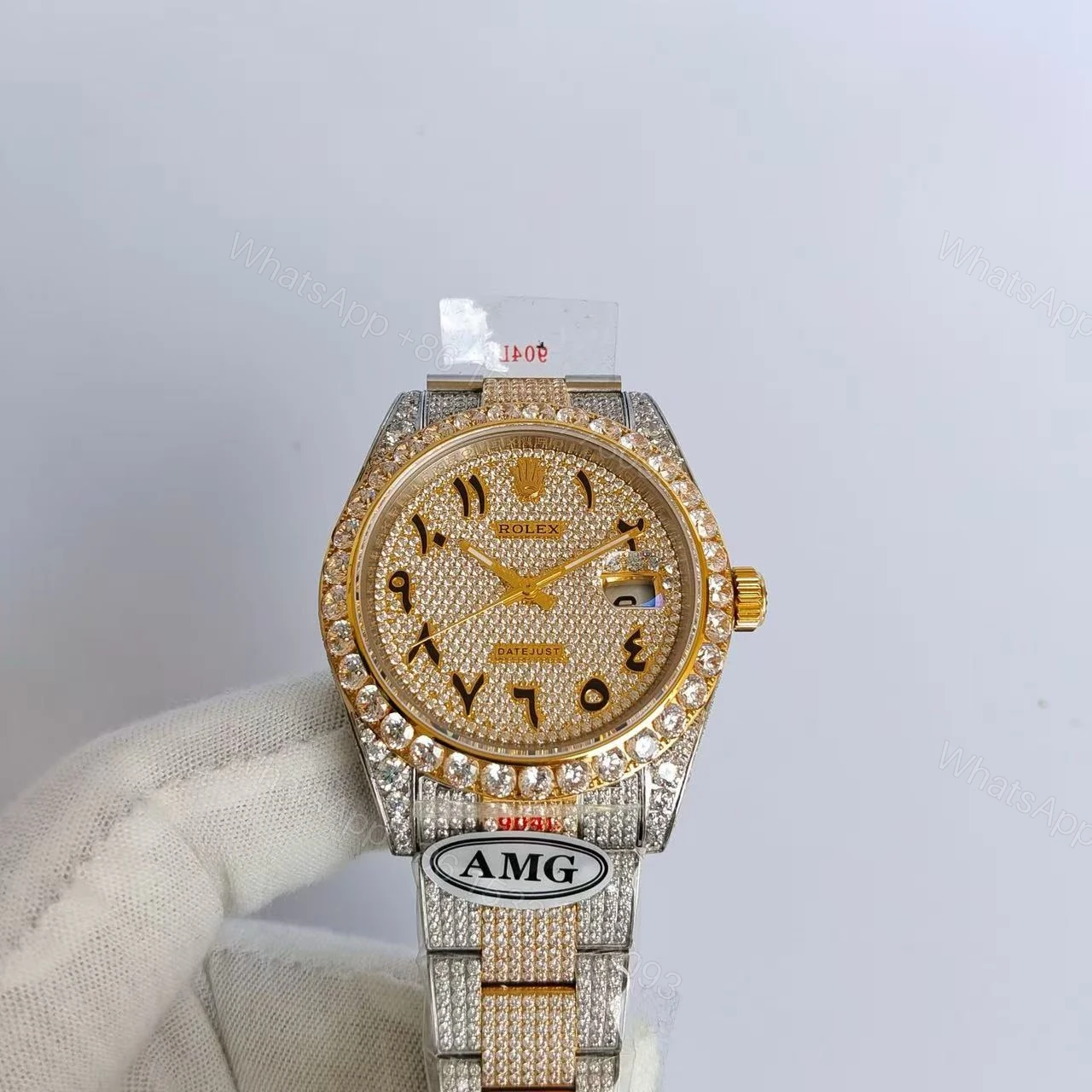 View 8 of Replica Rolex Arabic Dial