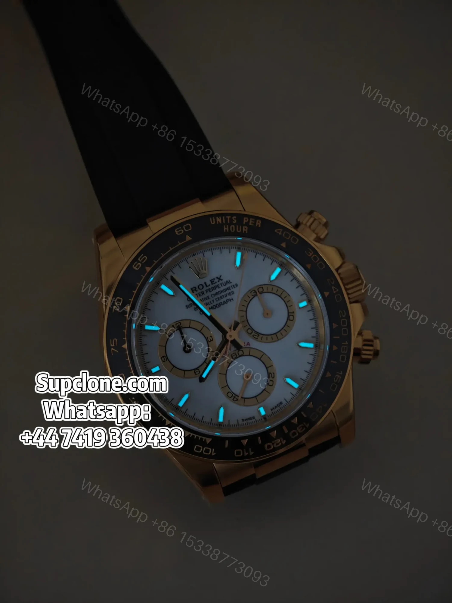 View 2 of Rolex Daytona Super Clone M126518ln-0002 – White Dial 4131 Movement