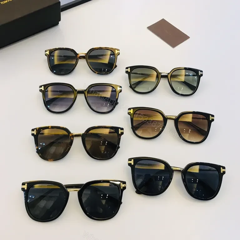 View 6 of Black Acetate Sunglasses - Tom Ford Signature Hardware Premium Frame