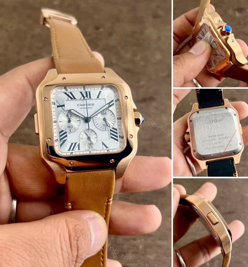 View 2 of Cartier Santos Chronograph Quartz 40mm