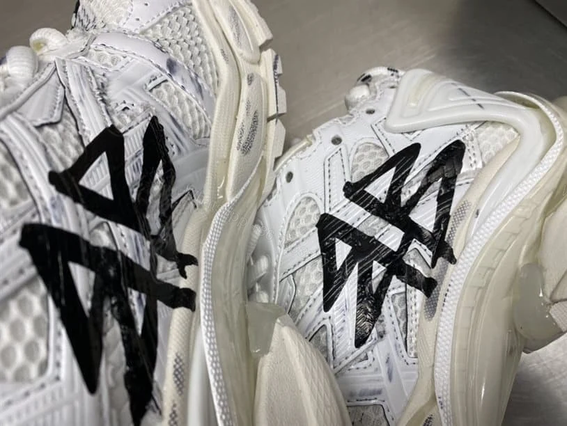 View 6 of BALENCIAGA MEN’S RUNNER GRAFFITI TRAINERS – BB218