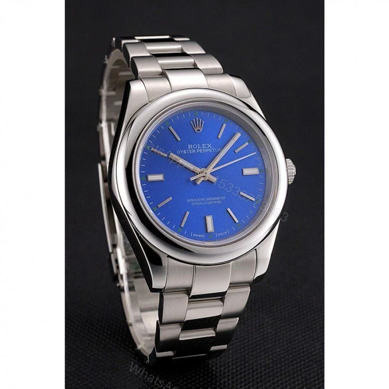 View 3 of Replica Rolex Oyster Perpetual Date Blue Dial REP016835 41 mm