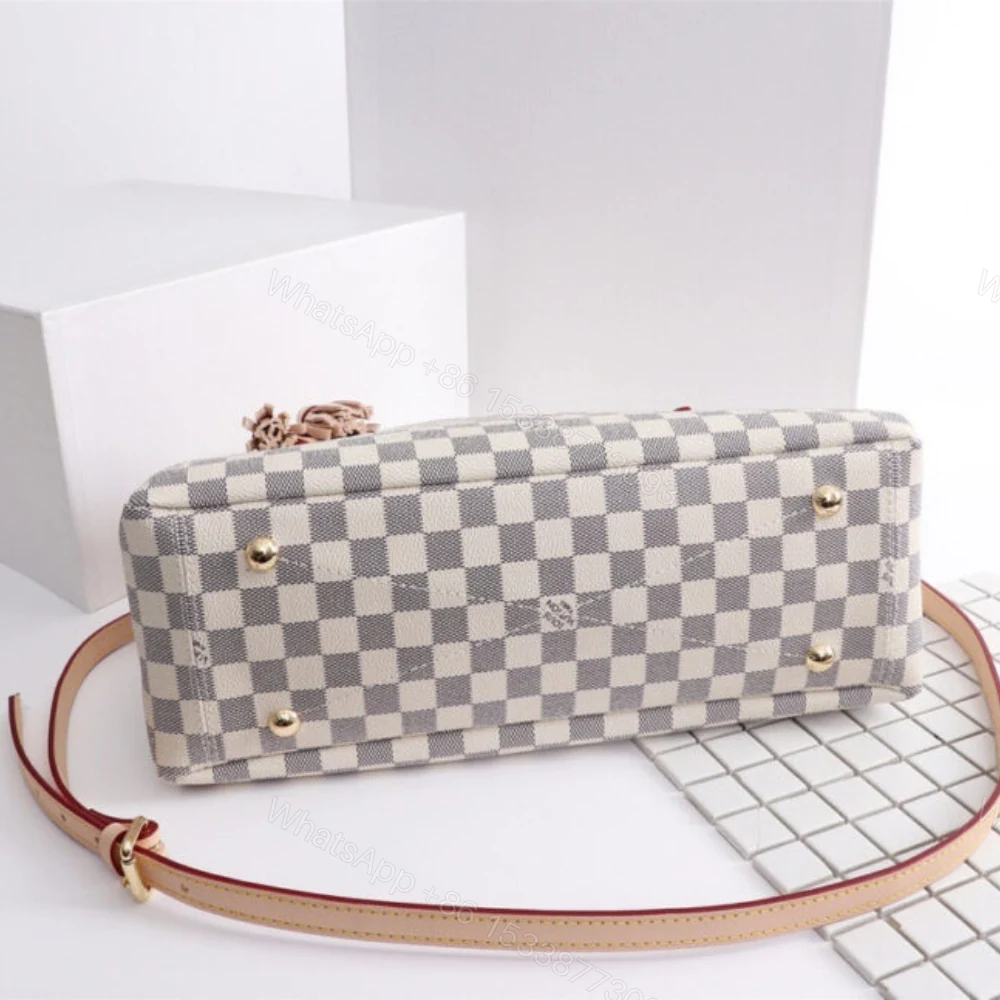 View 4 of Louis Vuitton Lymington Damier Azur 35Cm N40022