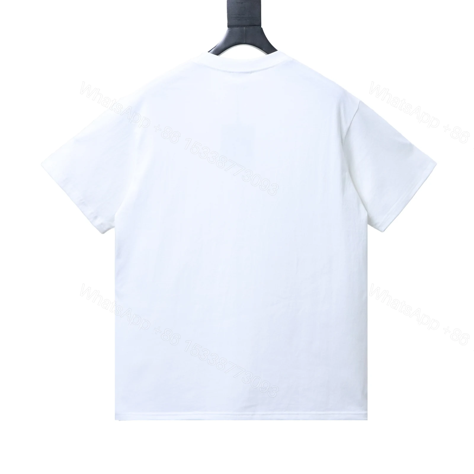 BAPE check-pattern ape head letter print short-sleeved T-shirt in white — view 2