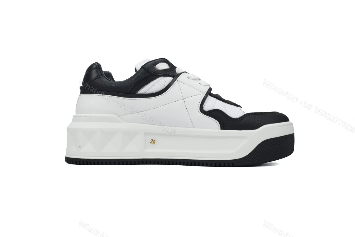 View 4 of Valentino Garavani One Stud Low 'White Black'