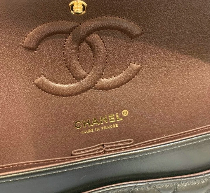 View 9 of Chanel Classic 11.12 Black Handbag A01112