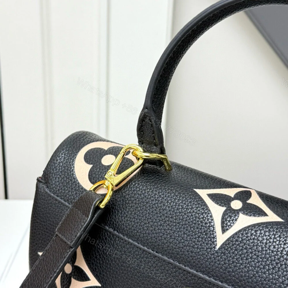 View 8 of Louis Vuitton Madeleine MM Monogram Empreinte Black Beige 30Cm