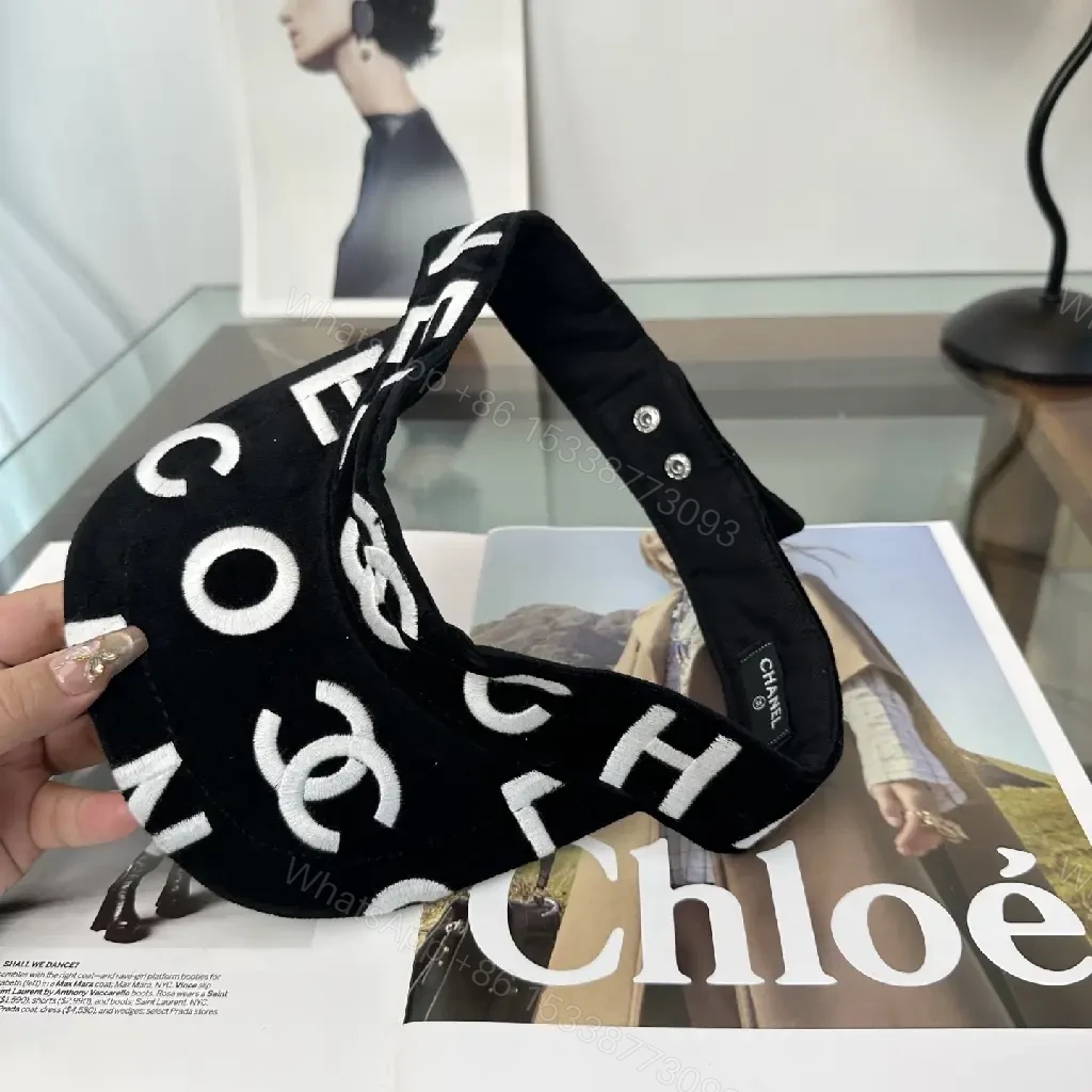 View 4 of Bold Logo Visor Cap: Luxe Streetwear, All-Day Comfort