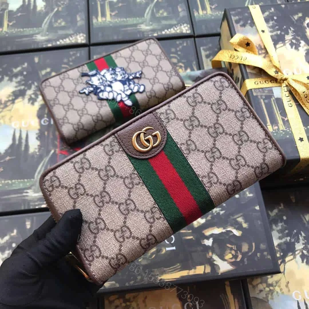 View 2 of GUCCI OPHIDIA GG ZIP AROUND WALLET