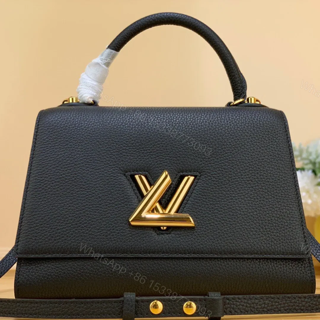 Louis Vuitton LV Twist Handle Replica Woman’s Black Handbags 17x25x11cm — view 1