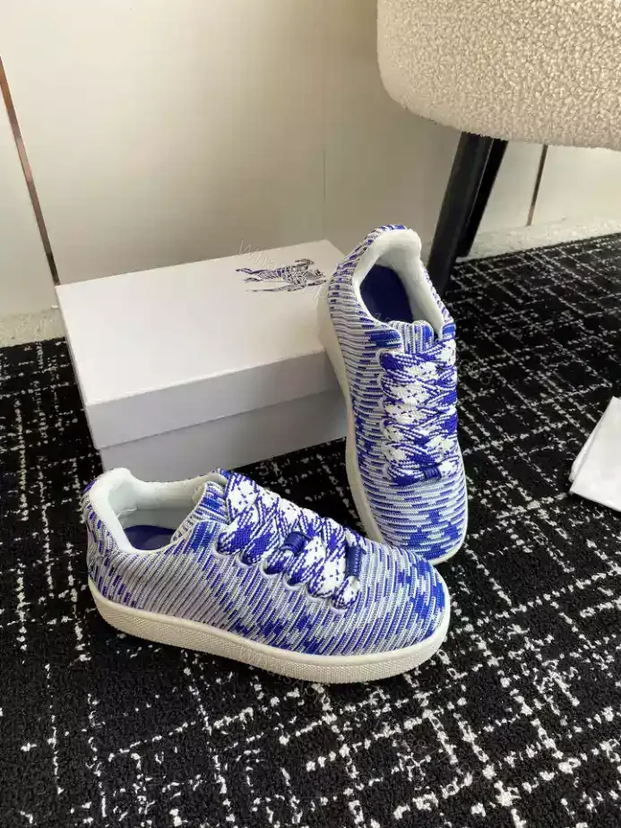 View 3 of BURBERRY CHECKED KNITTED SNEAKERS – BBR101
