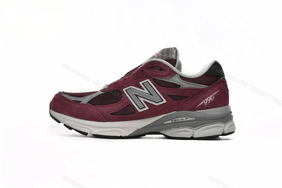 View 8 of Teddy Santis x New Balance 990v3 Scarlet Marblehead M990TF3