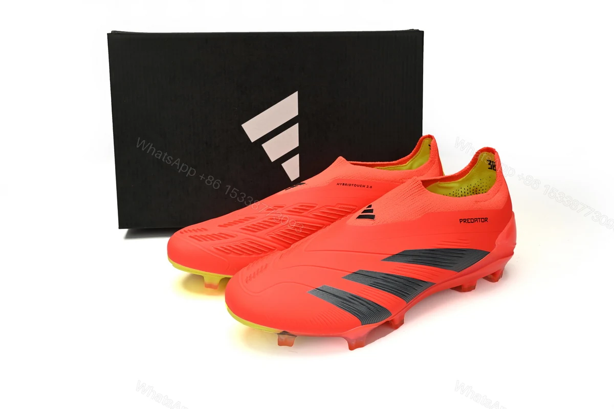 View 2 of Adidas Predator Mutator 20.1 Low Black Red IG7712 (Laceless)