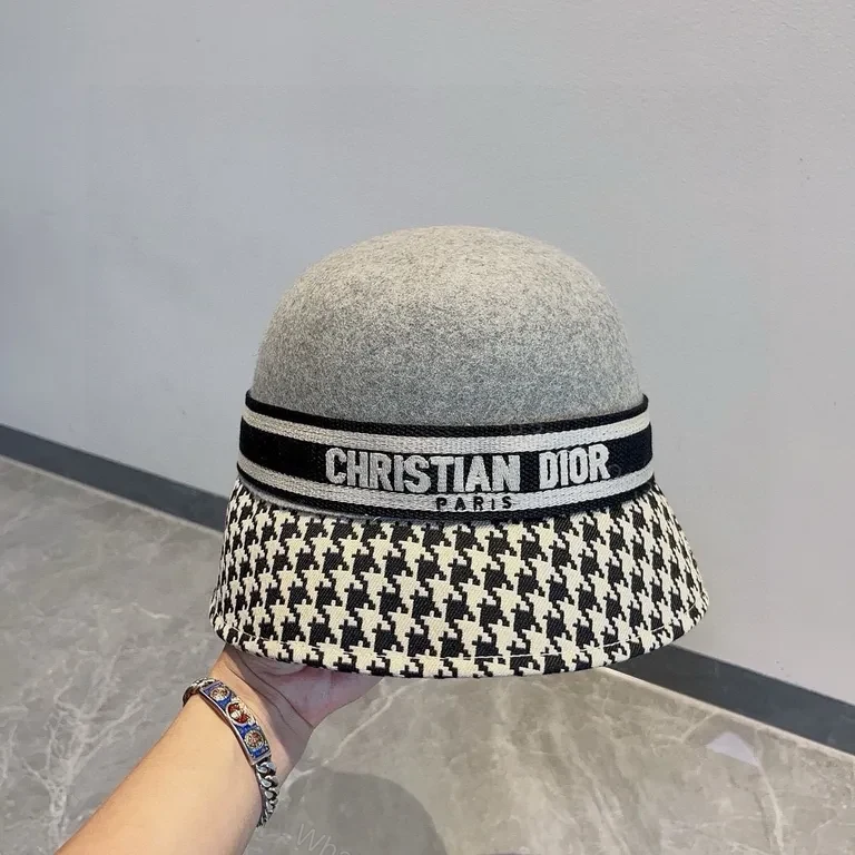 View 9 of Chic Dior-Brand Textured Bucket Hat - Luxury Streetwear