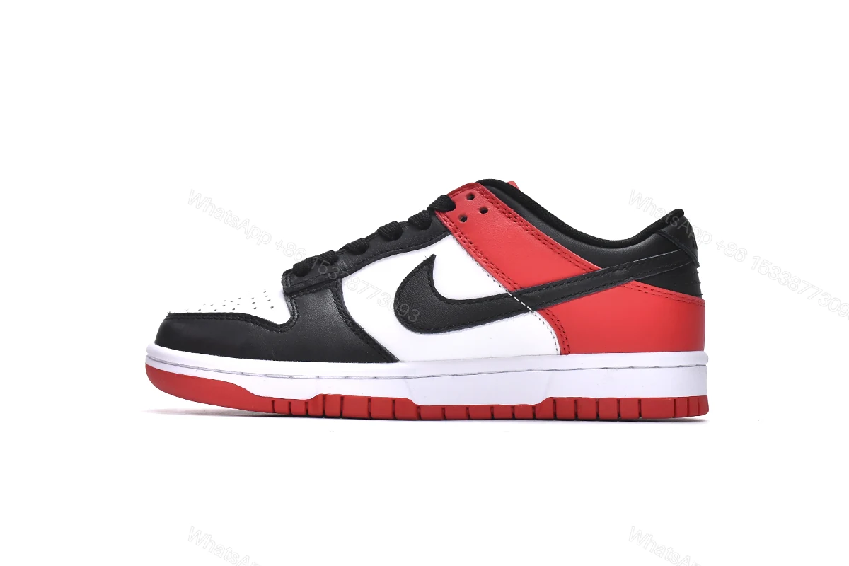View 10 of Nike Dunk Low Black Red DO7412-221
