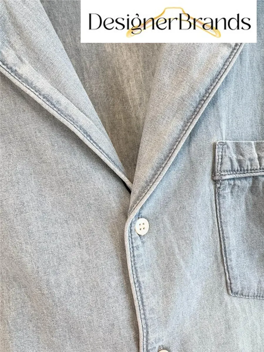 View 10 of Saint Laurent Cassandre Embroidered Poplin Shirt