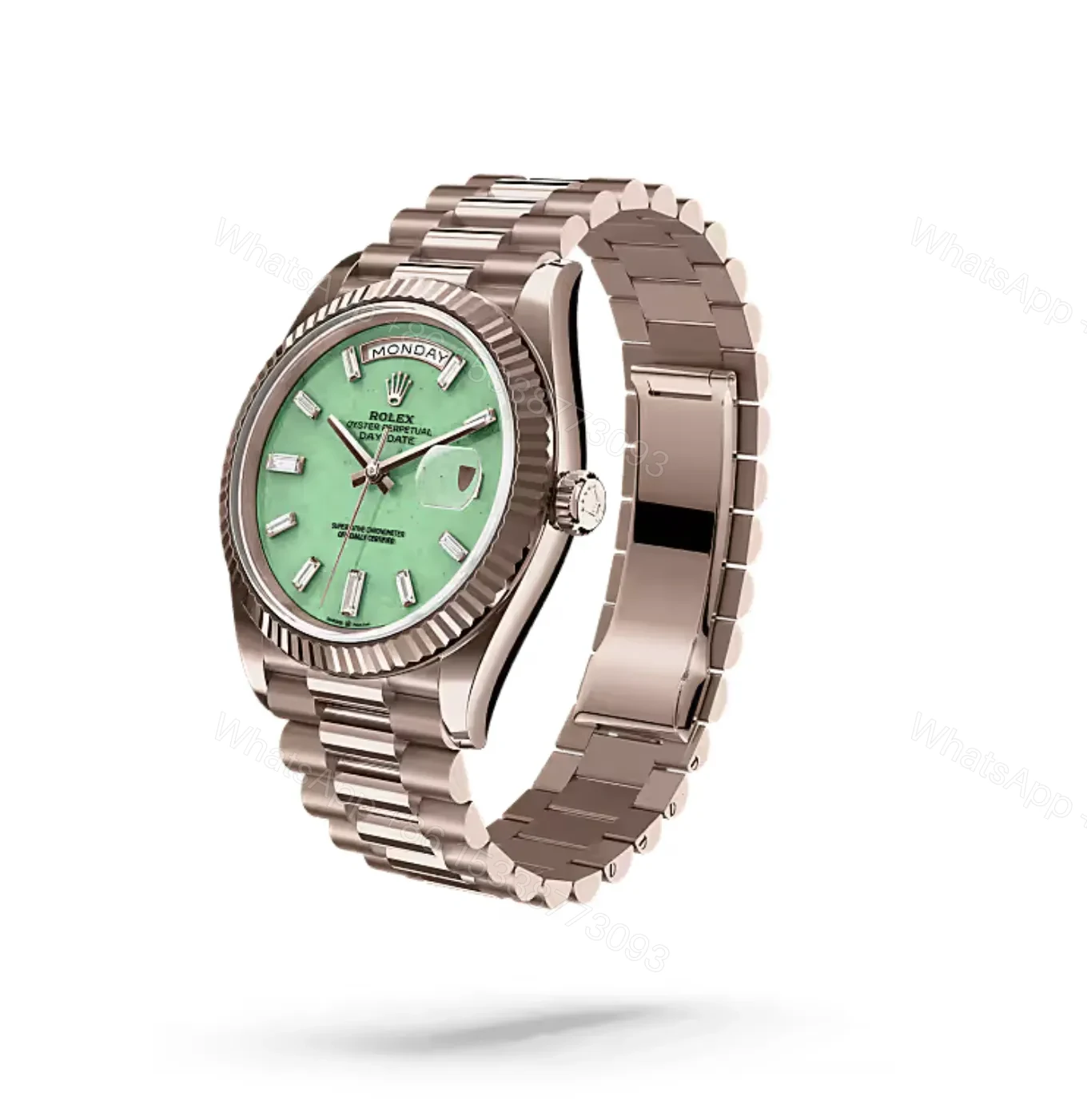View 2 of Rolex Day‐Date 40 Jubilee Gold Aventurine Dial (2026)