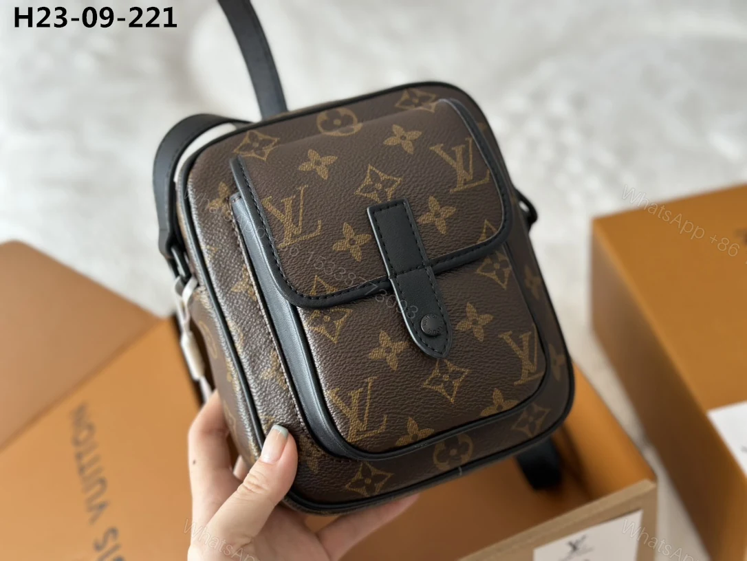View 3 of LOUIS VUITTON CHRISTOPHER WEARABLE WALLET MONOGRAM BROWN 18CM M69404