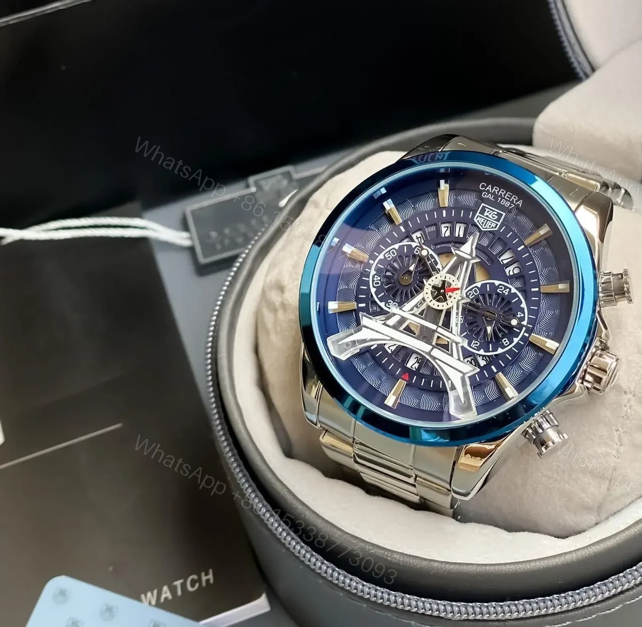 Brand-Tag Heuer Model-Eiffel tower Quality-7A Gender-Men’s — view 1