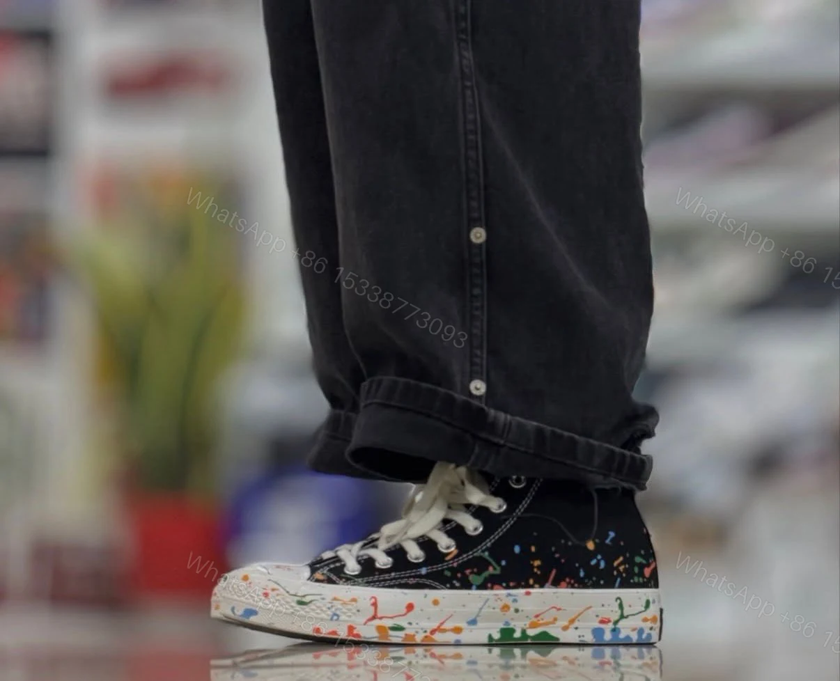 View 10 of First Copy Converse Chuck Paint Sneakers