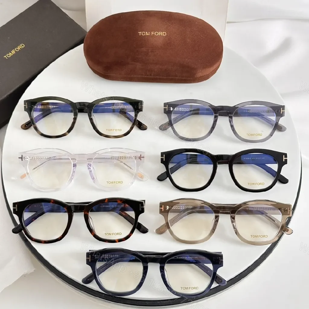 View 3 of Luxury Round-Frame Eyewear: Subtle Gold Accents, Lightweight Acetate