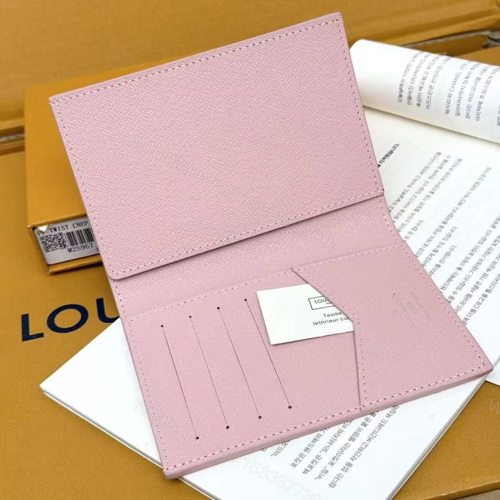 View 5 of Louis Vuitton Passport Cover Pink 14Cm M25968