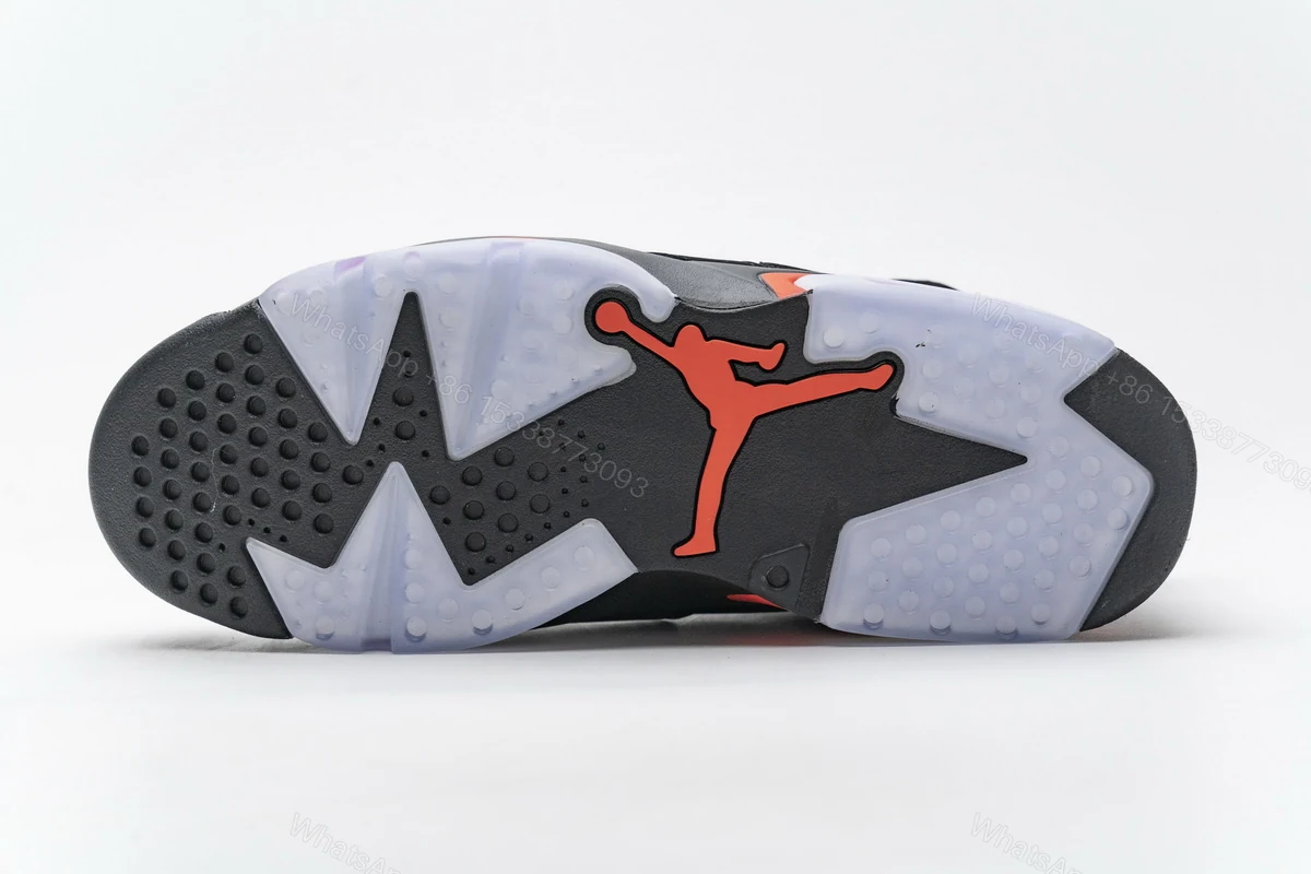 View 7 of Air Jordan 6 Black Infrared 384664-060