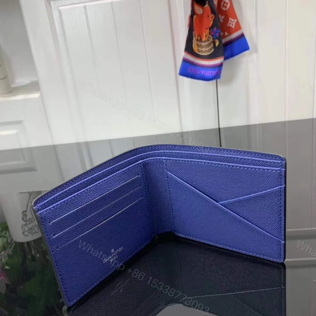 View 3 of LOUIS VUITTON BLUE MULTIPLE WALLET