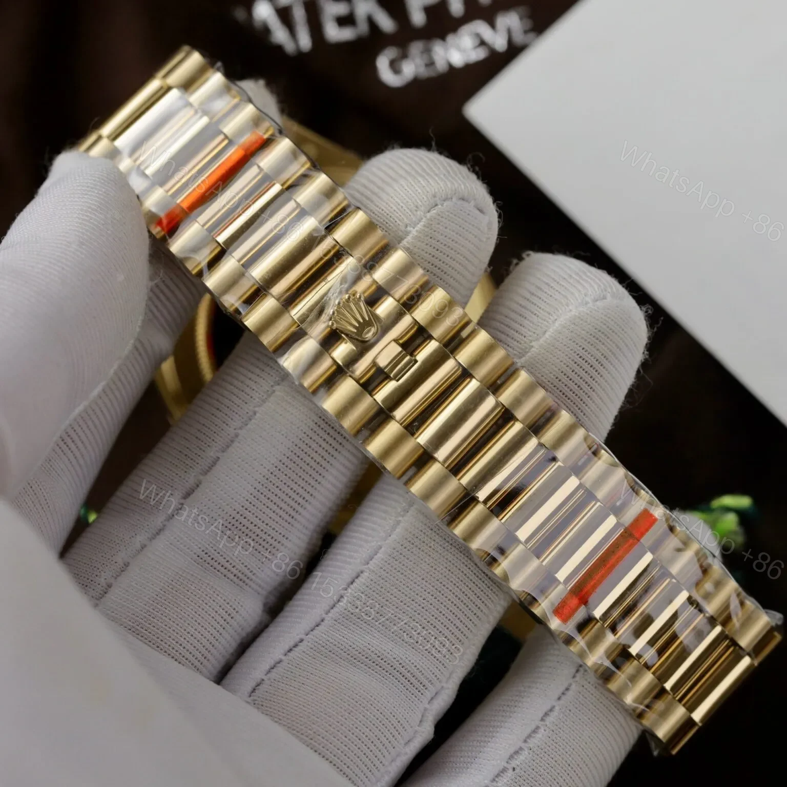 View 11 of Superclone Rolex Day-Date Green Ombré Dial 128238-0118 36 mm