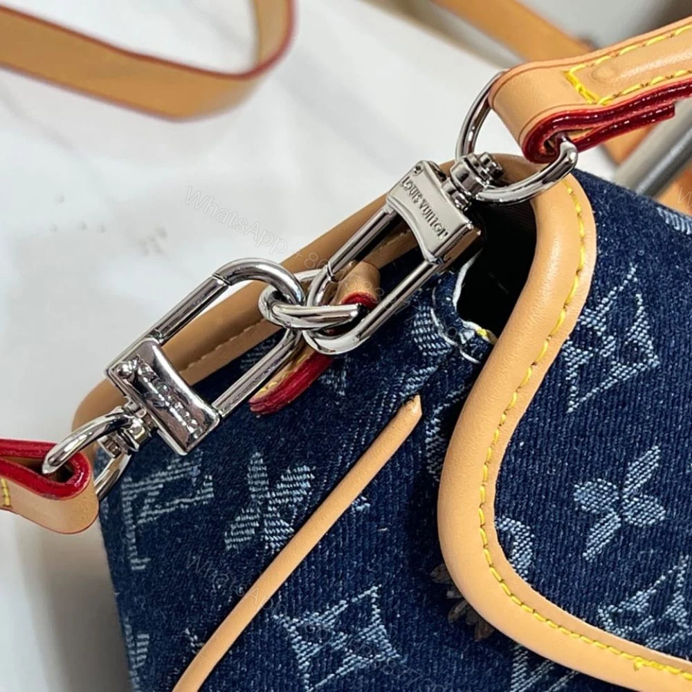 View 8 of Louis Vuitton Nano Diane Blue Denim 19Cm