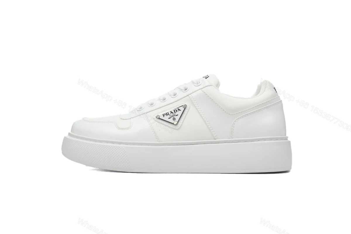 View 6 of Prada Platform Sneakers White