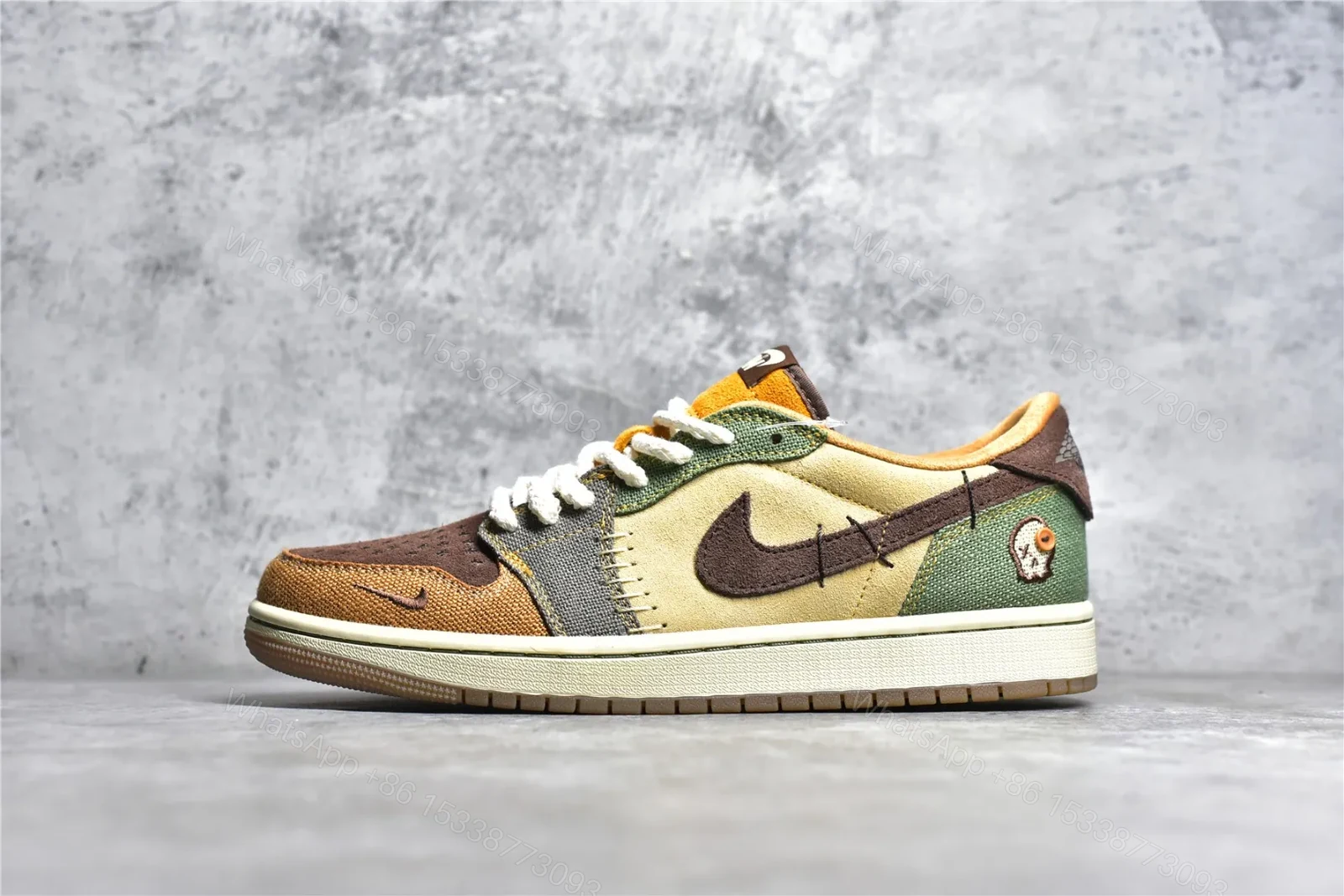 Zion Williamson x Air Jordan 1 Retro low og “voodoo” Replica — view 1