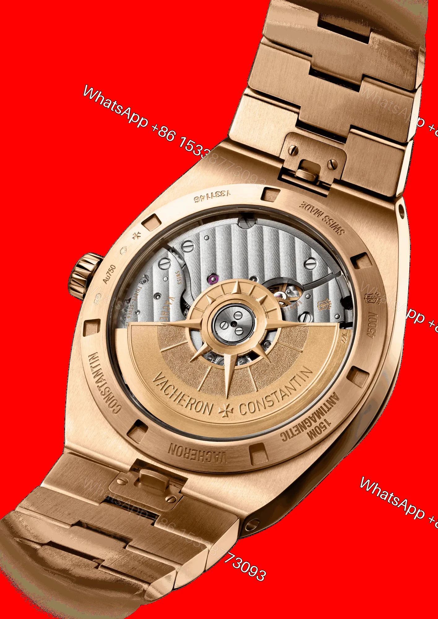 View 12 of Replica vacheron constantin Overseas self-winding 41 mm Pink gold, 18K 5N pink gold