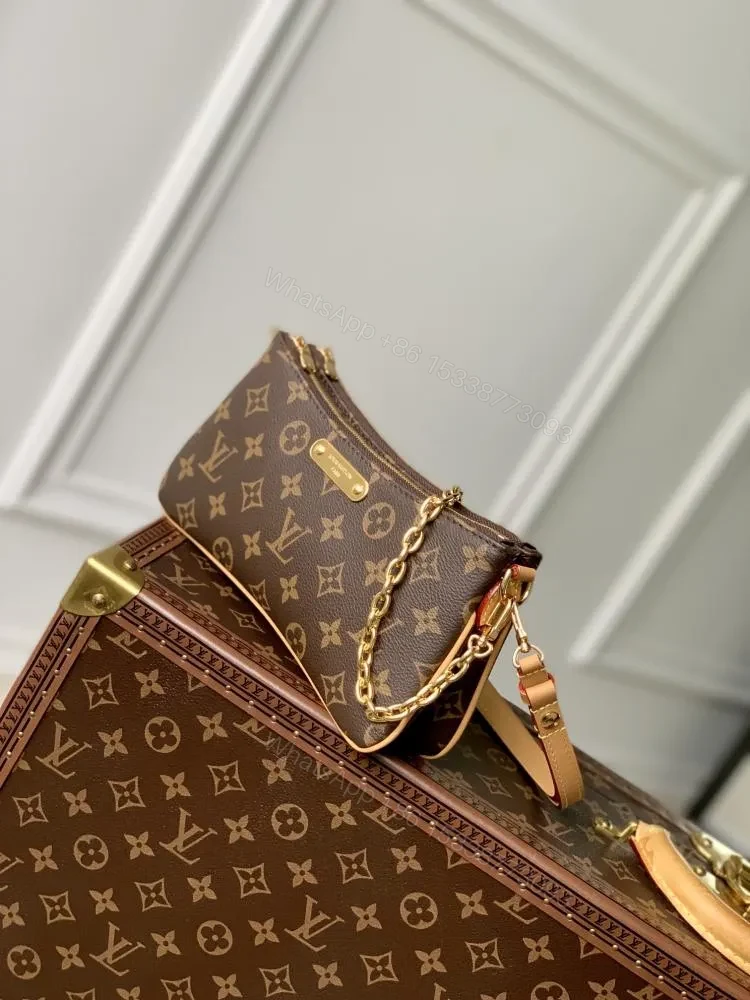 View 4 of LV Pochette Liv Monogram Women