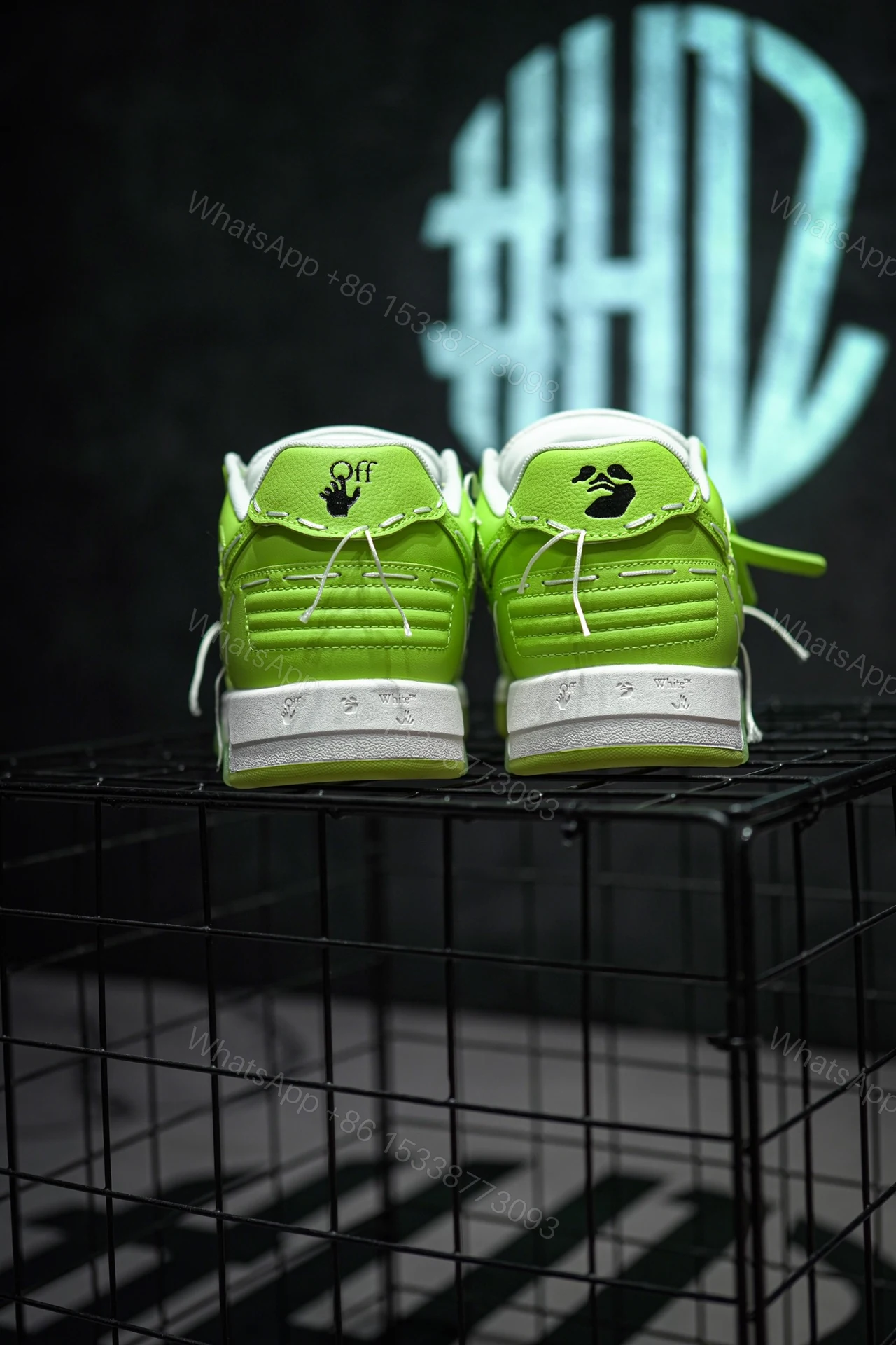 View 8 of OFF-WHITE Out Of Office Sartorial Stitching White Green