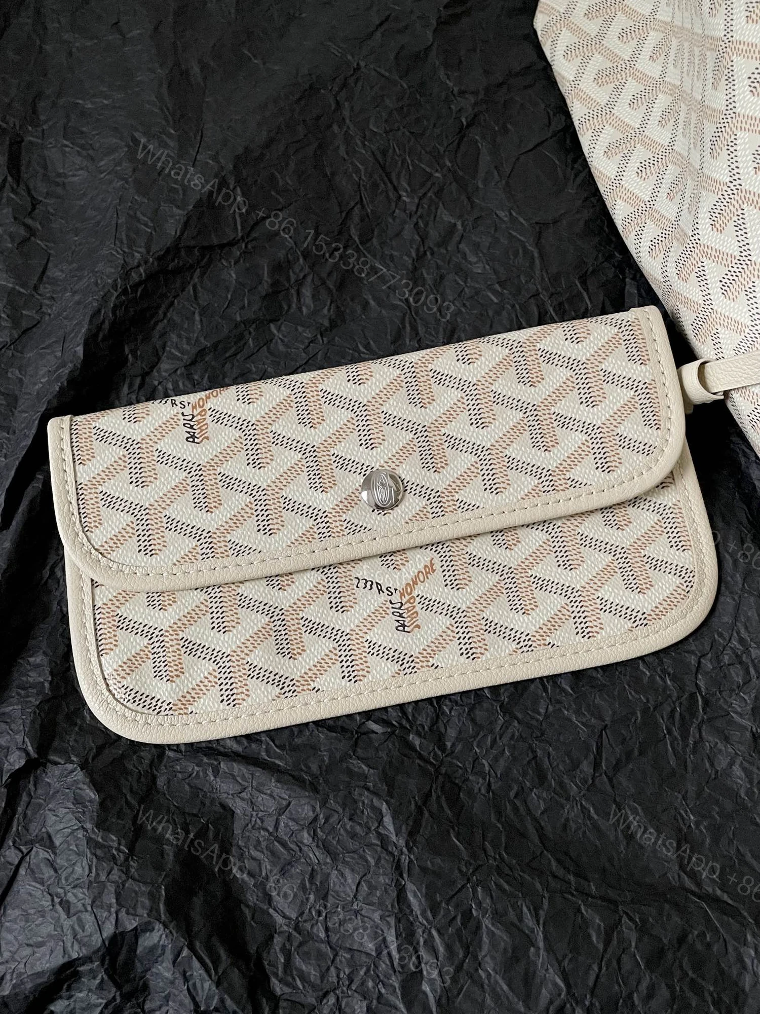 View 6 of GOYARD Goyardine Saint Louis Claire Voie GM White Yellow