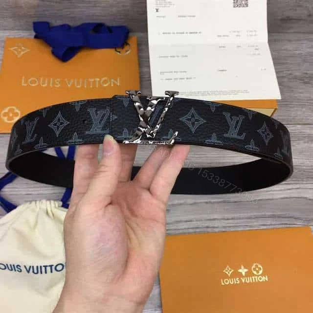 View 2 of LOUIS VUITTON INITIALES 40MM REVERSIBLE MONOGRAM CANVAS BELT – B103
