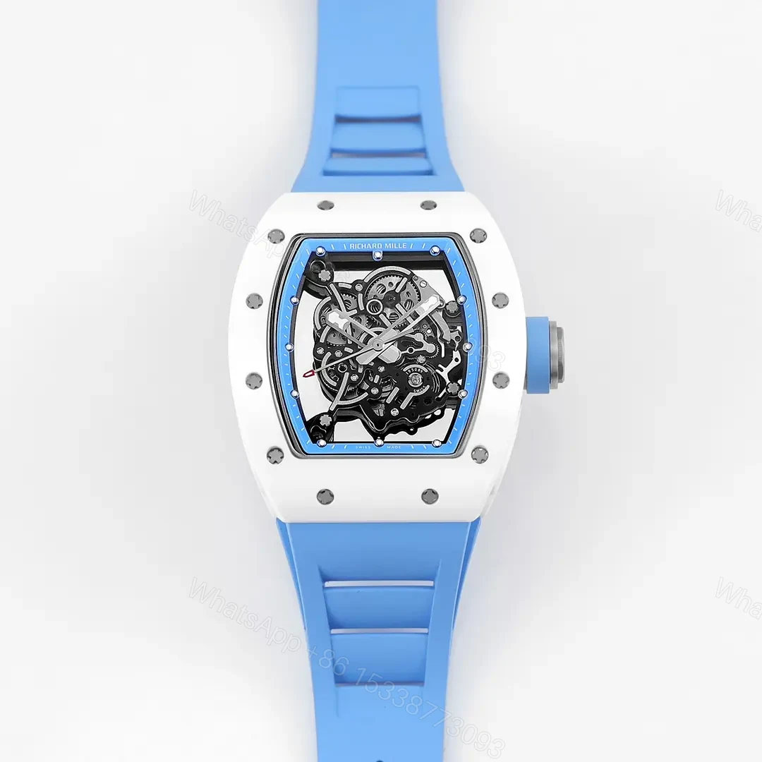 View 9 of JB Factory KU+ KV-V5 White & Blue Ceramic Watch