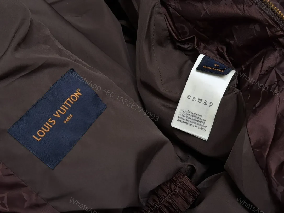View 7 of Maroon Monogram Puffer: Distinctive Pattern, Practical Luxury