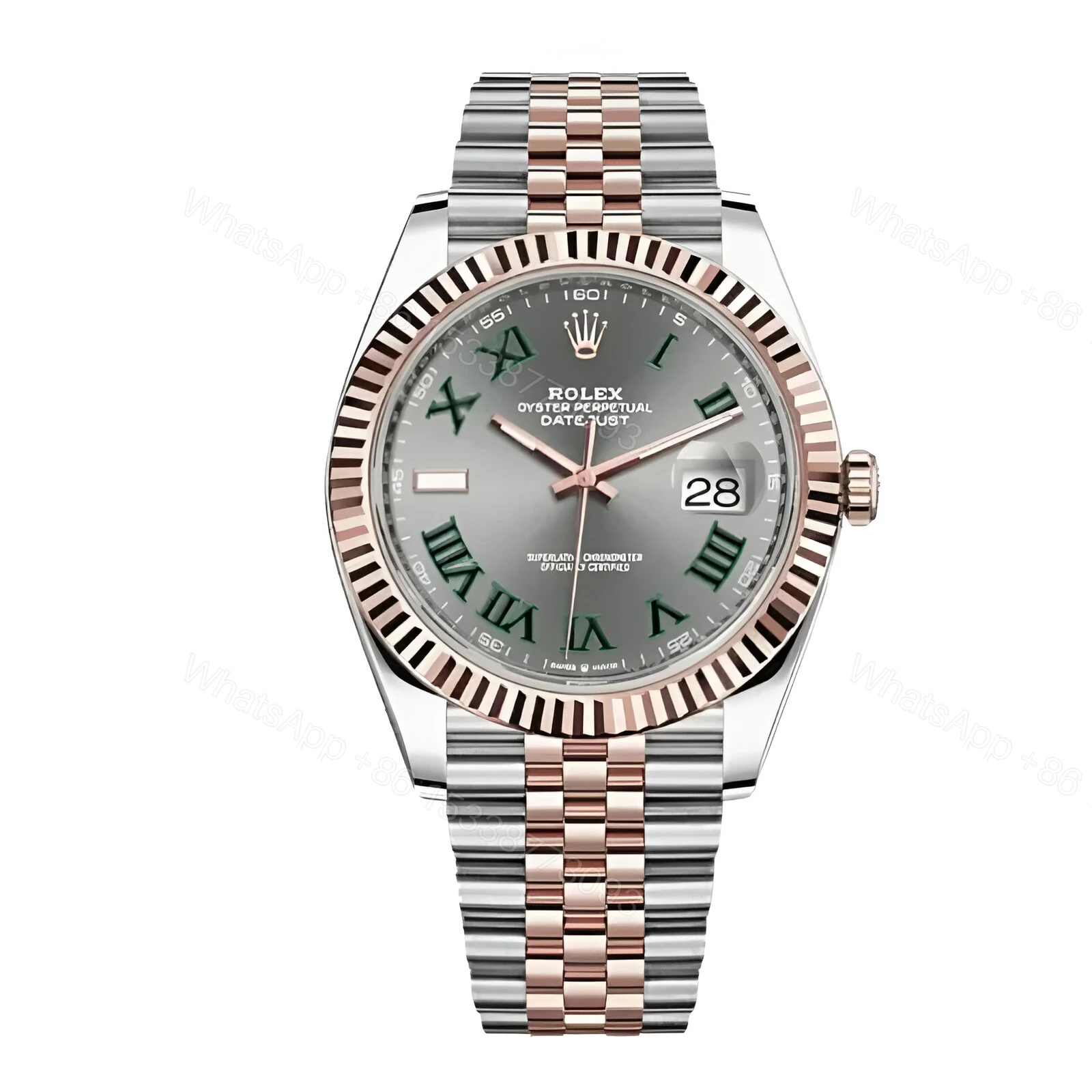 Rolex Datejust 126301 Two Tone Fluted Replica — view 1