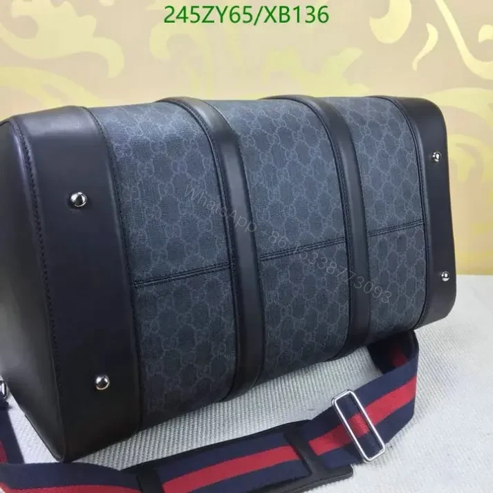 View 6 of Gucci GG Carry-On Duffle Black Knockoff Bag XB1365 – Quality 1:1