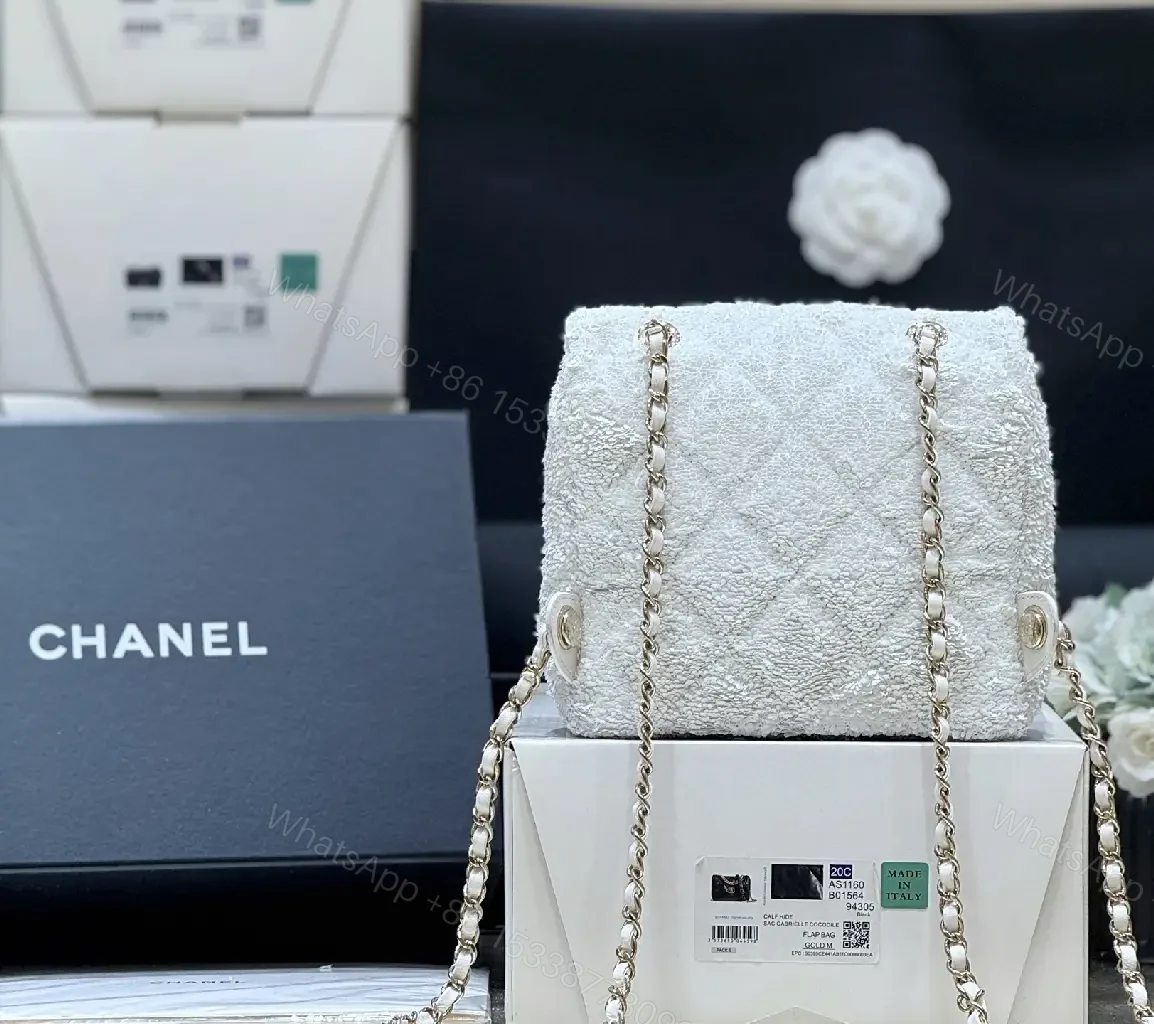 View 4 of Bouclé Luxe Evening Bag: Timeless Chanel-inspired Elegance