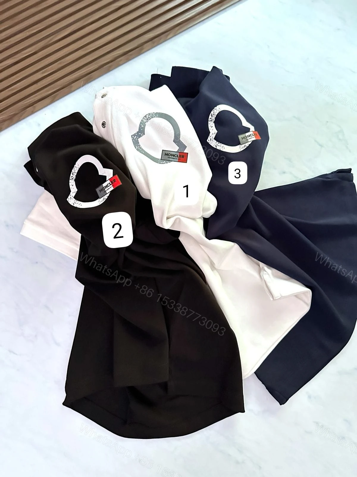 View 14 of FIRST COPY MONCLER IMPORTED QUALITY 2025 POLO TEES