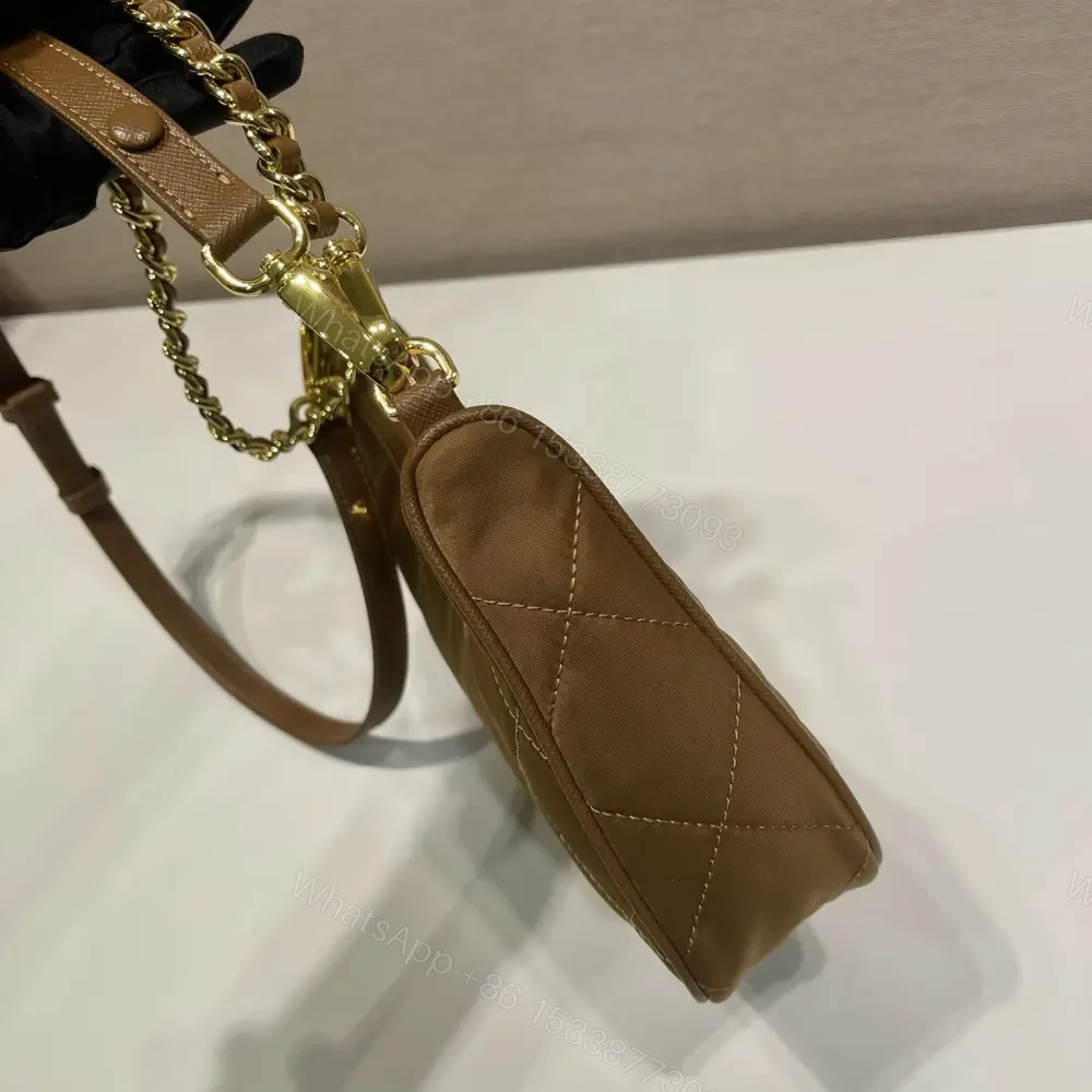 View 6 of 高仿Prada*RE-Nylon系列1BC204單肩包棕色免檢版