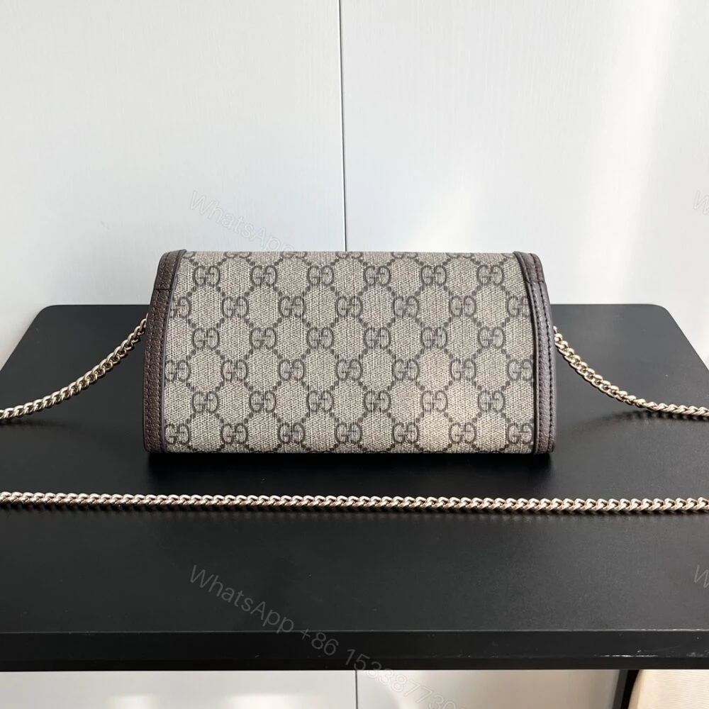 View 4 of Gucci Blondie Continental Chain Wallet Beige ‎‎21Cm 725215 K9GSG 8358